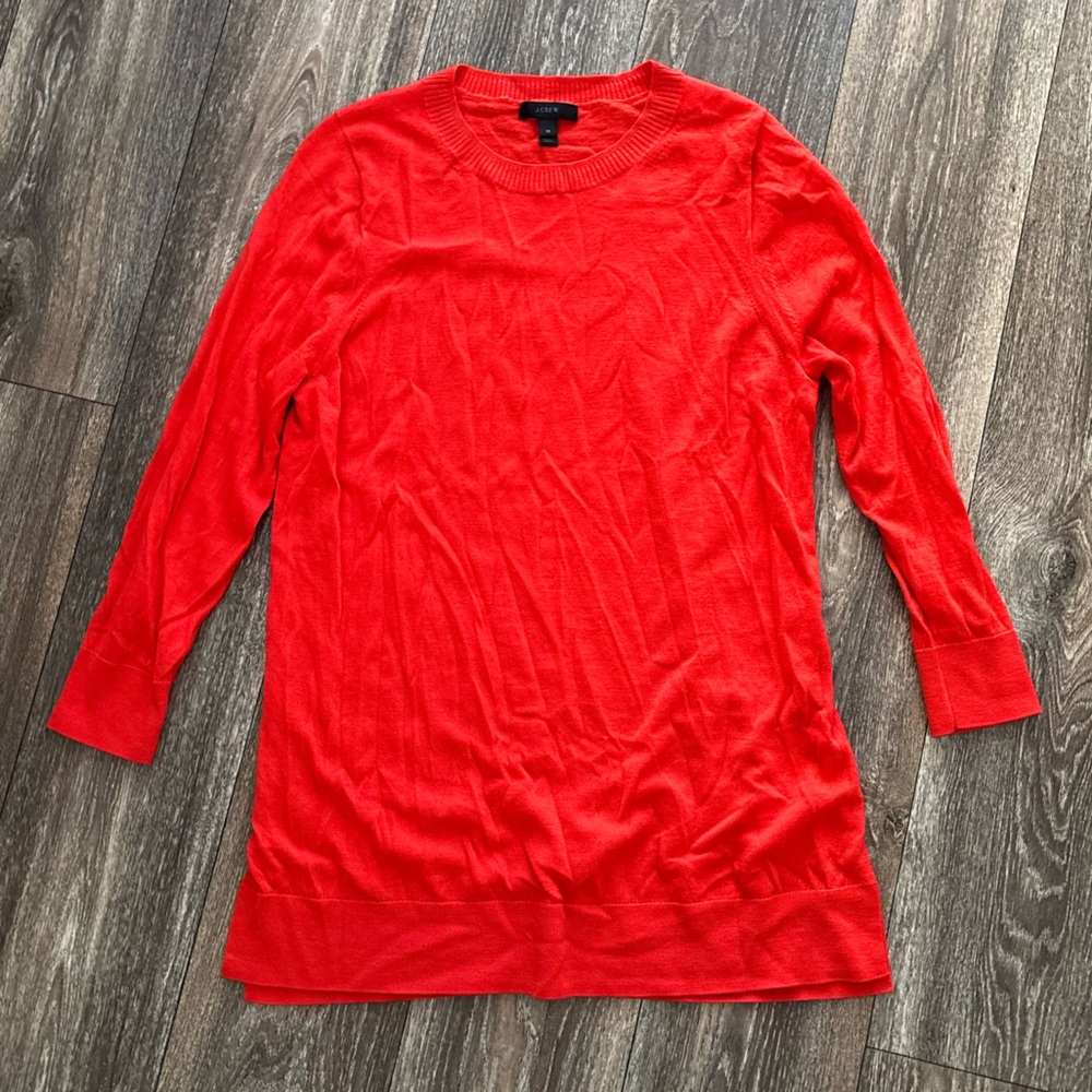 J. Crew Bold Red Sweater